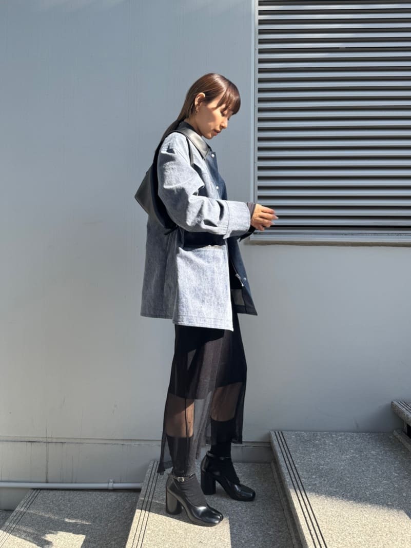 designer yukaさんの「CODE A｜pigment denim coverall」を使ったコーディネート