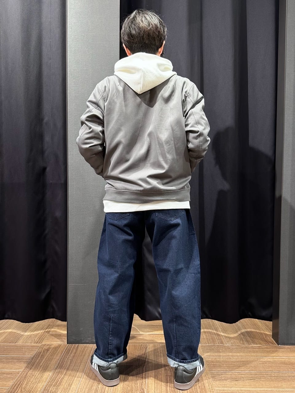 tomoyaさんの「THE SHOP TK｜FLEX LINE ストレッチリブブルゾン　ストレッチ/防シワ/マシンウォッシャブル/セットアップ可」を使ったコーディネート