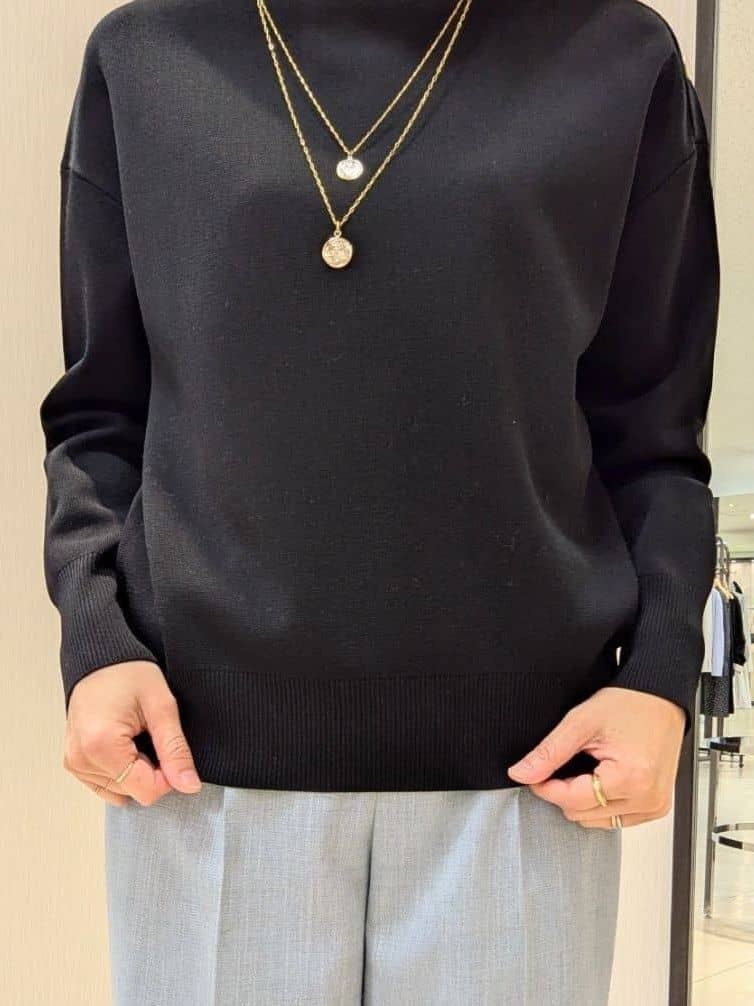 u-macoさんの「UNTITLED｜【洗える】ミラノリブニット」を使ったコーディネート