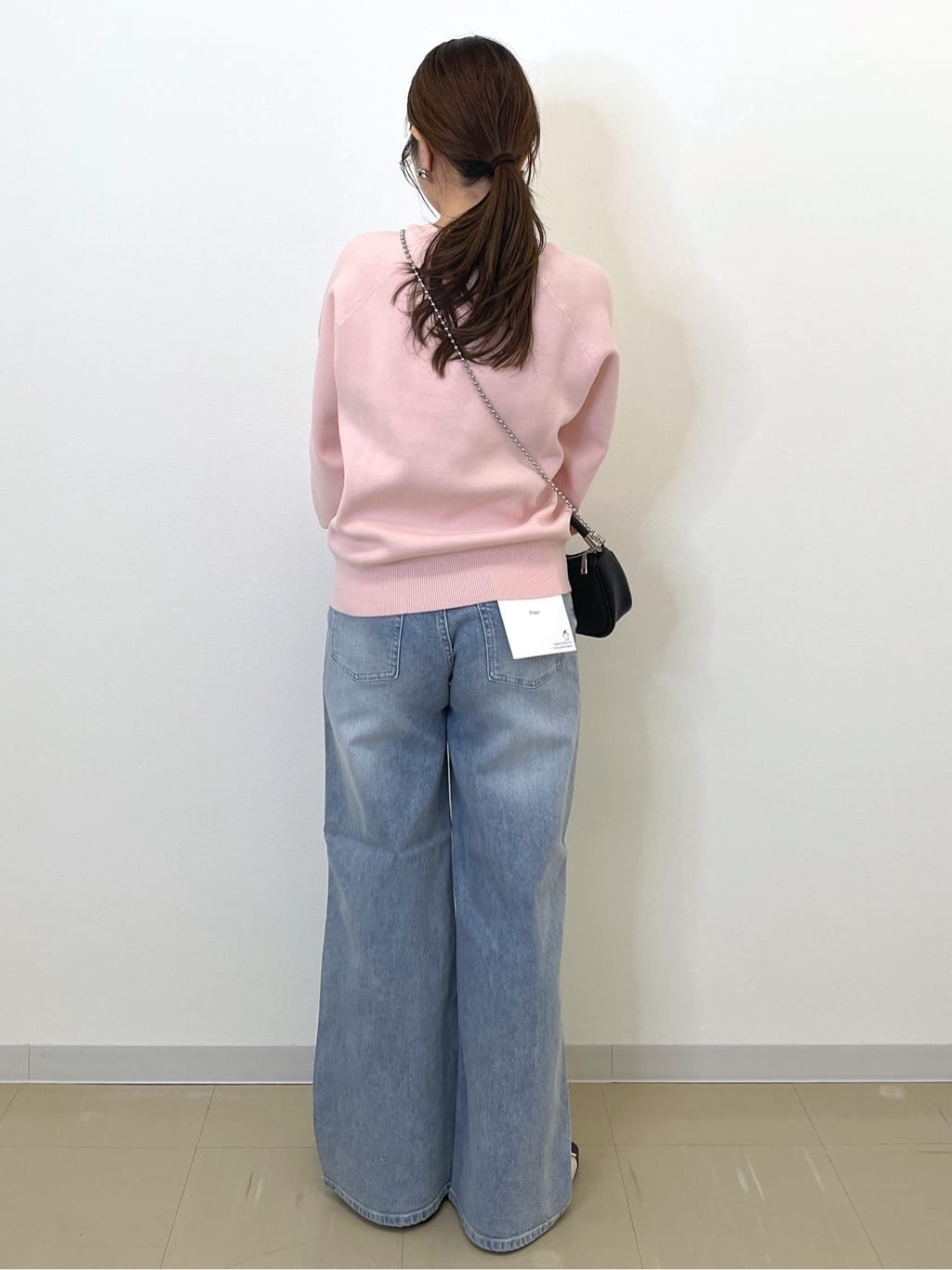 Akiさんの「OPAQUE.CLIP｜スウェットライクニット【洗濯機OK】」を使ったコーディネート