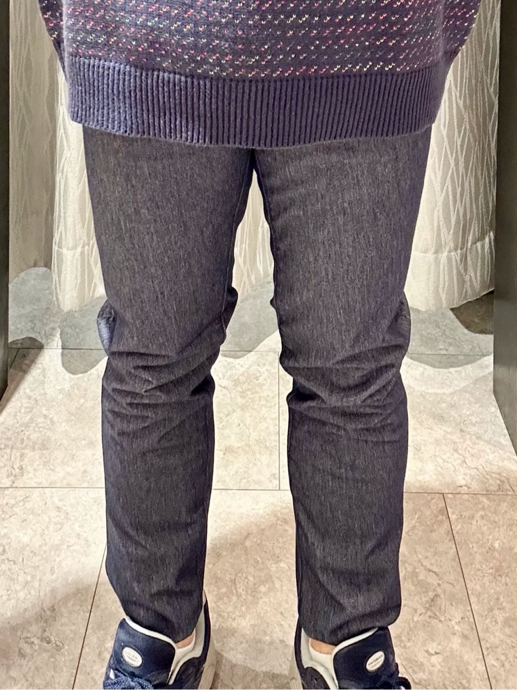 KENJI Iさんの「THE SHOP TK｜バーズアイグラデーションニット 洗濯機OK／ユニセックスでおすすめ！」を使ったコーディネート