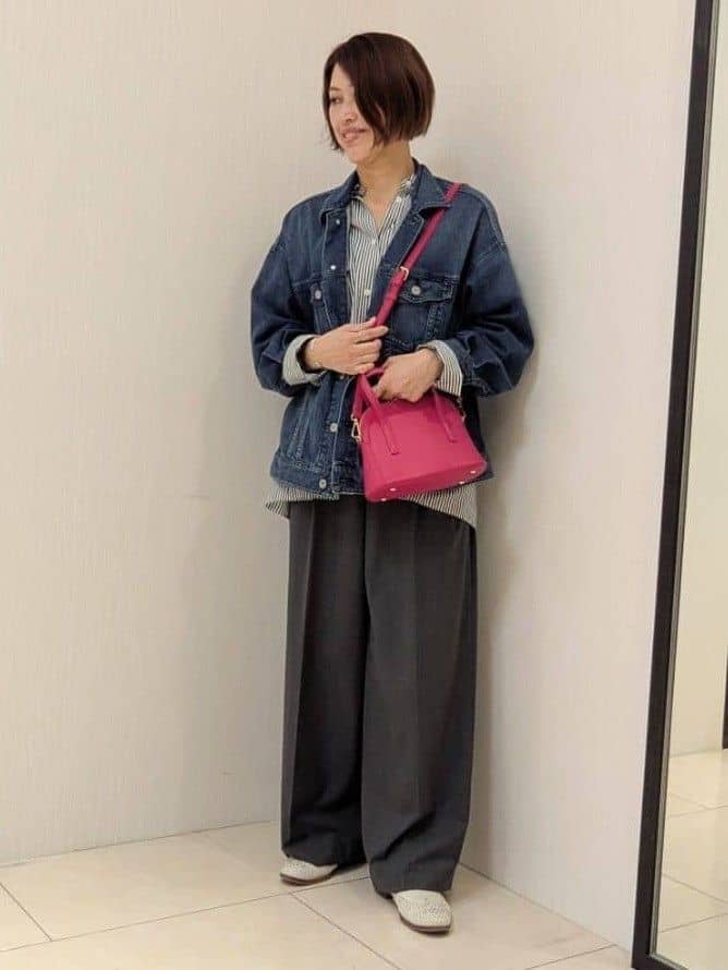 u-macoさんの「UNTITLED｜【Healthy DENIM】別注Bran／デニムジャケット」を使ったコーディネート