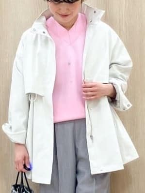 Keiさんの「grove｜スタイリングが上品に決まる、ウールライクワイドパンツ」を使ったコーディネート