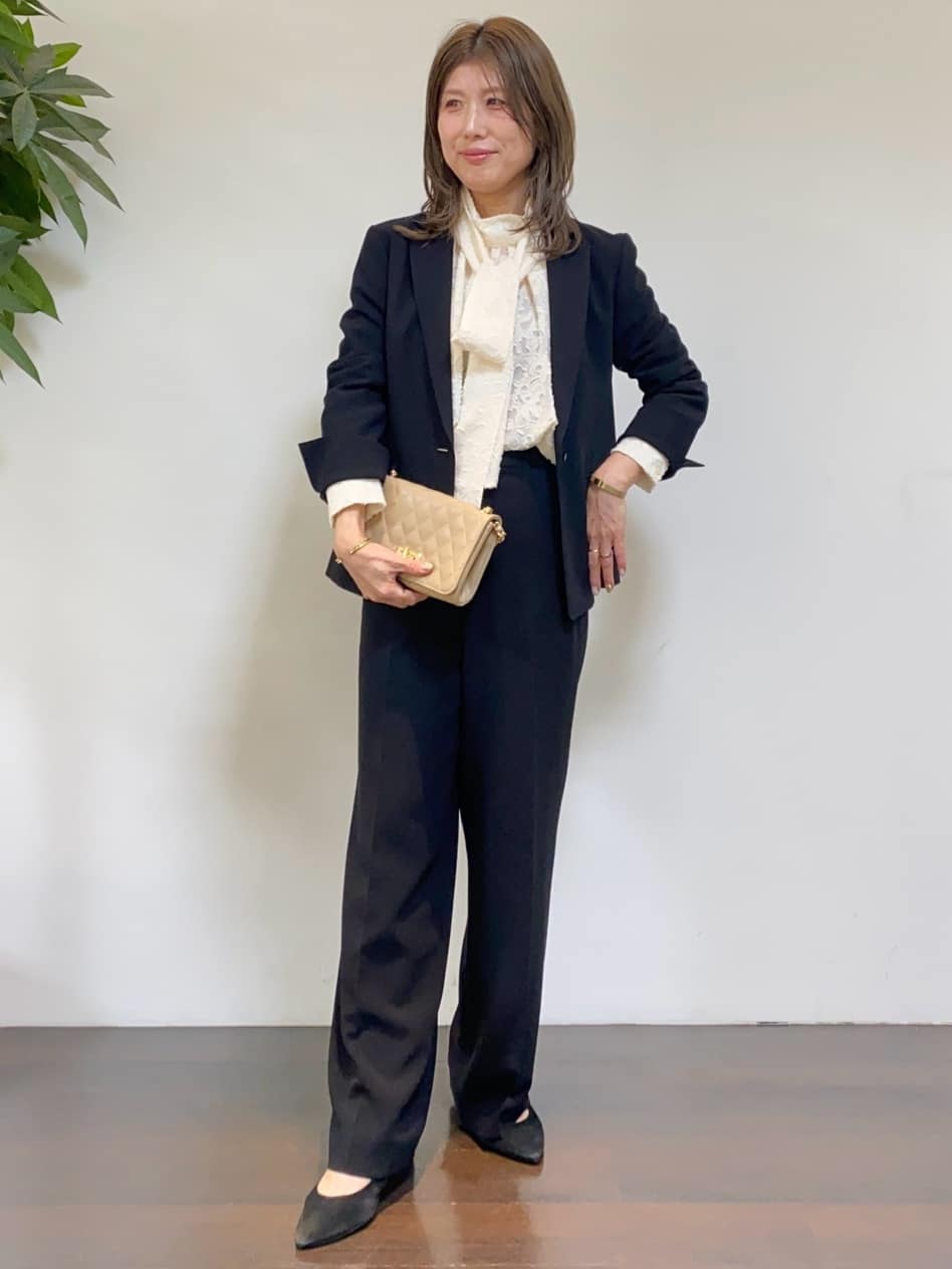 tomoさんの「UNTITLED｜【吸湿発熱/洗える】ハイネックインナー」を使ったコーディネート
