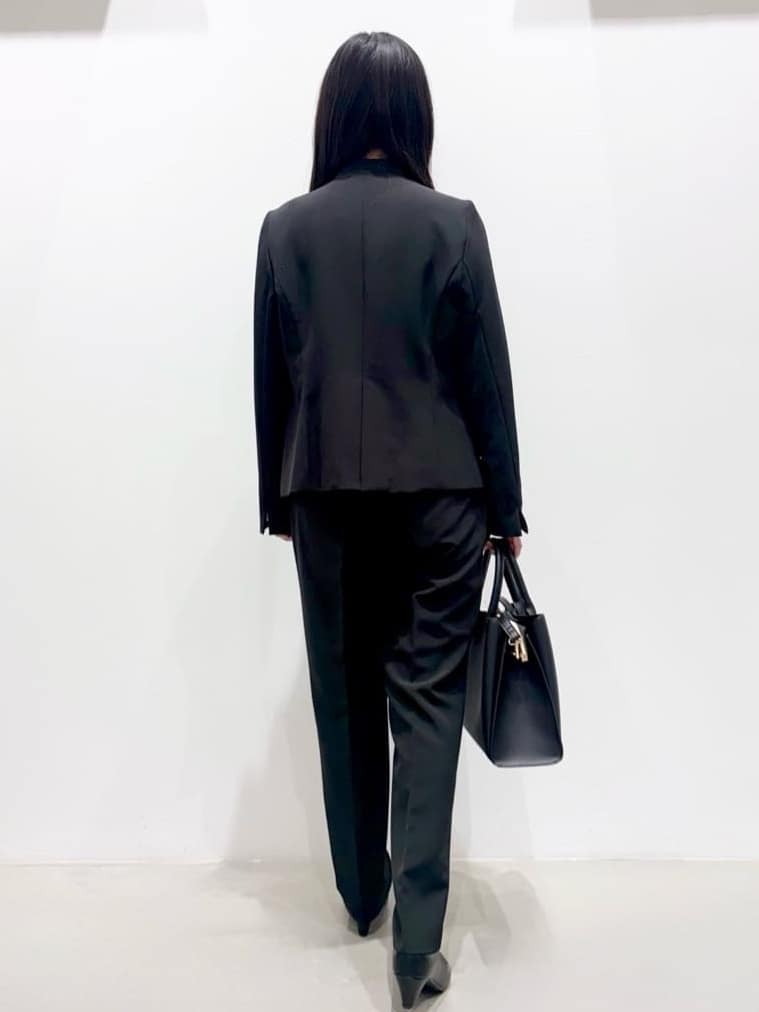ＷＡさんの「grove｜【マシンウォッシュ／防シワ/SS-3L】ストレッチノーカラージャケット」を使ったコーディネート