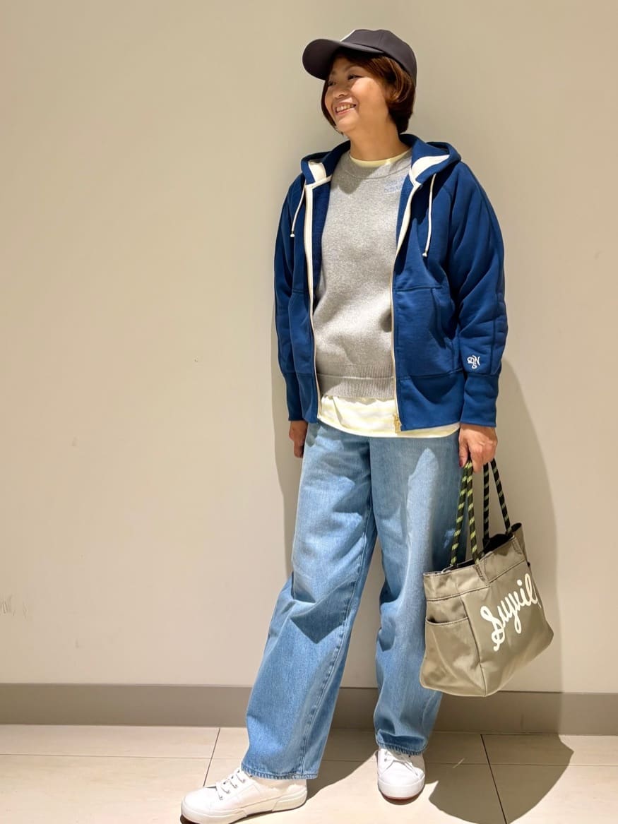 Haruさんの「Dessin｜【洗える】シャツテールロングTシャツ」を使ったコーディネート