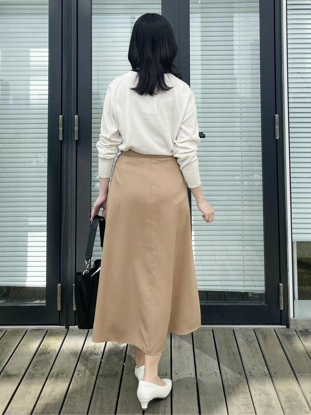 yukariさんの「Reflect｜【アンサンブル可】バイカラーカーディガン」を使ったコーディネート