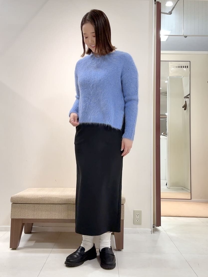 YUIさんの「UNTITLED｜【ゆったり】アルパカ混シャギーニット」を使ったコーディネート