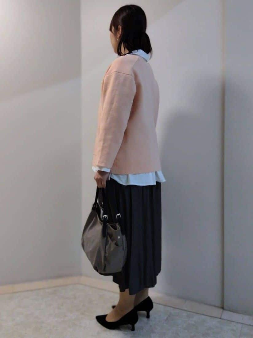 エリさんの「Reflect｜【着回し力◎】ジャケット風ニットカーディガン」を使ったコーディネート