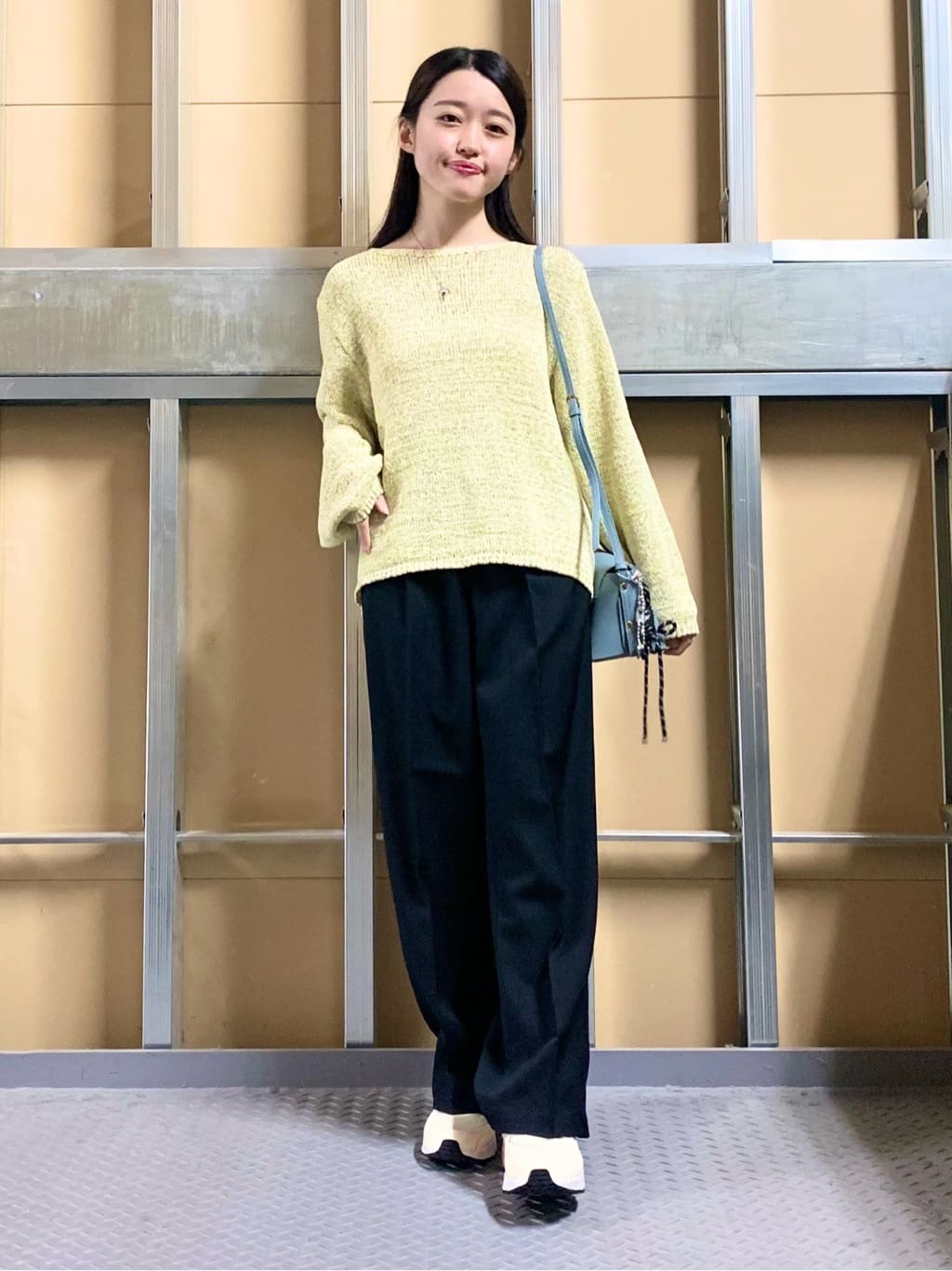 sahoさんの「THE SHOP TK｜MIXカラーで軽やかに テープヤーンニット」を使ったコーディネート