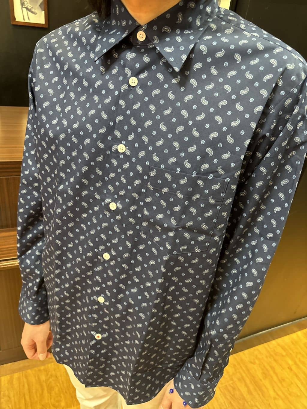moritaさんの「TAKEO KIKUCHI｜【BOWLER HAT LABEL】小紋ペイズリープリント 長袖シャツ」を使ったコーディネート