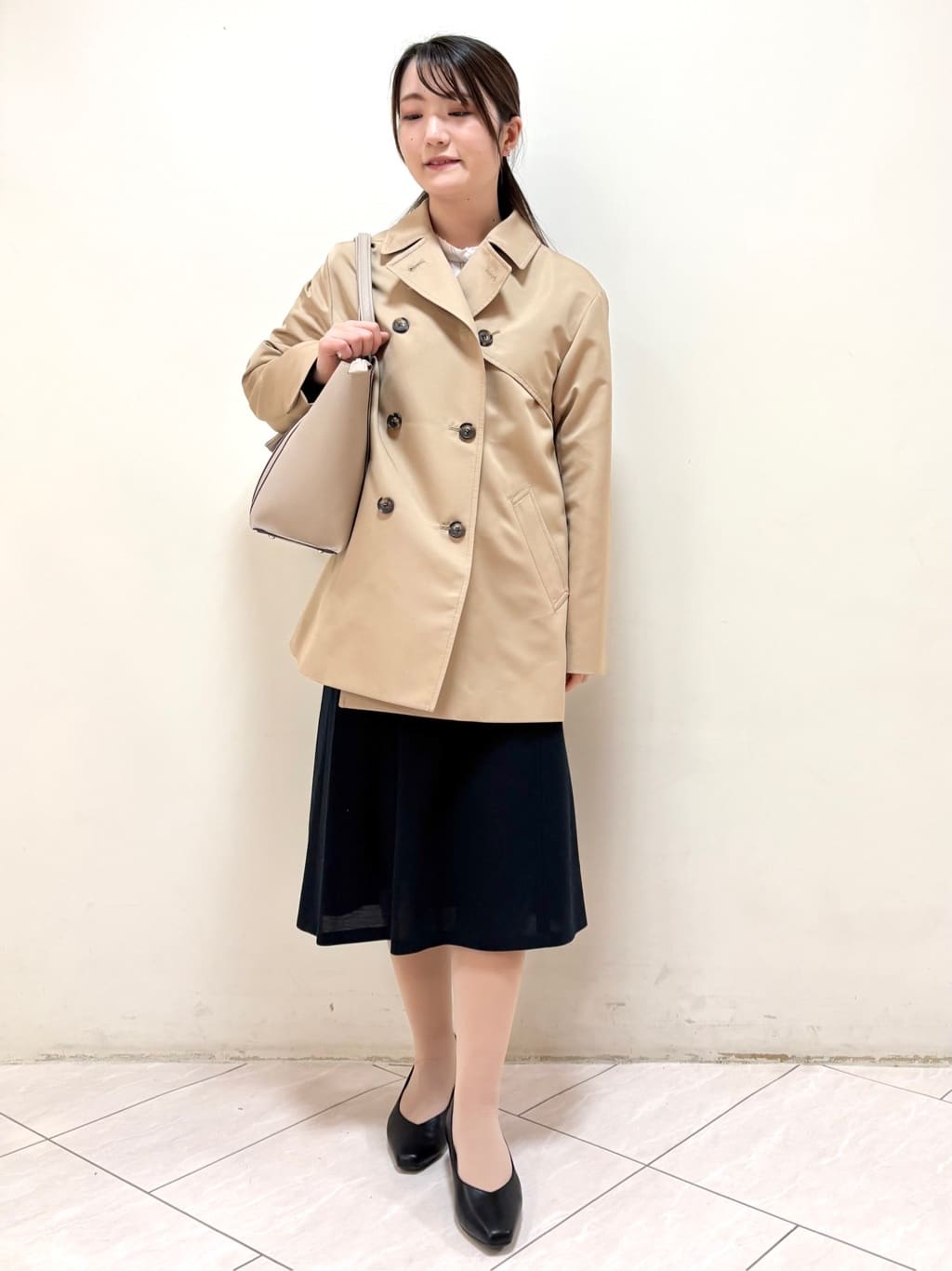 mikiさんの「Reflect｜【オン・オフ着回しやすい◎】ダブルブレストジャケット」を使ったコーディネート