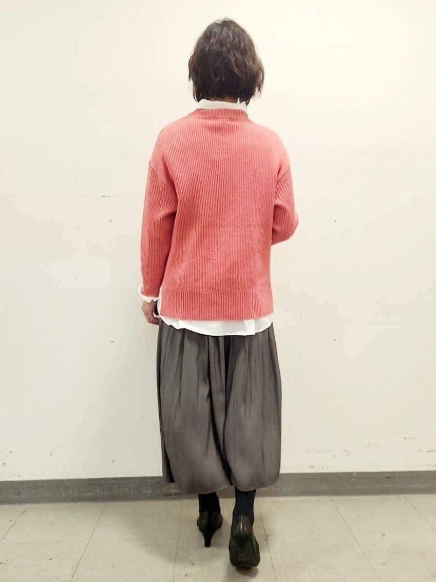mayumayuさんの「Reflect｜【レイヤードにおすすめ◎】ペプラムデザインシャツ」を使ったコーディネート