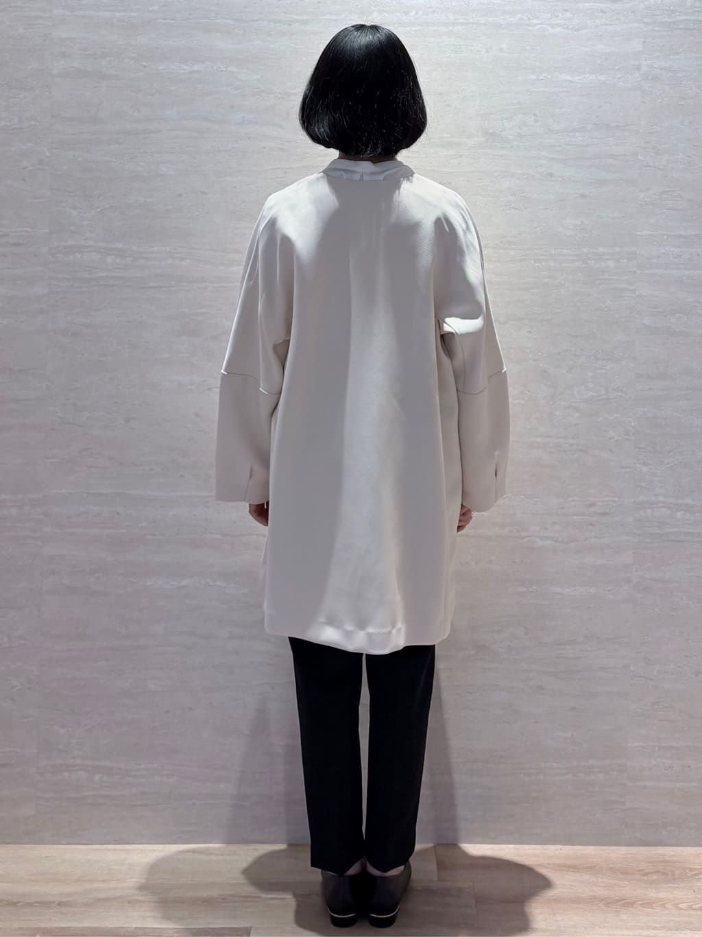 JIMAさんの「OPAQUE.CLIP｜フォルムスリーブミドルコート【洗濯機OK】」を使ったコーディネート