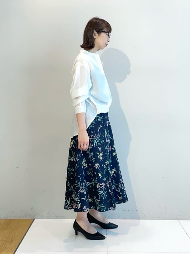murayamaさんの「INDIVI｜【洗える／上品】きれいめ着流しカーディガンニット」を使ったコーディネート