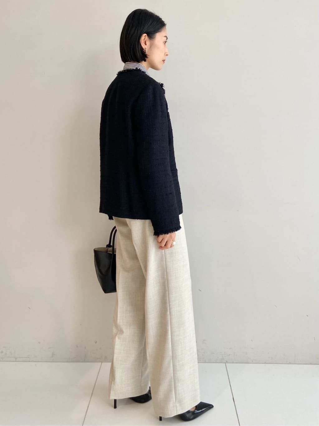 AYAさんの「UNTITLED｜【仕事着/スーツ】ファンシーツイード ジャケット」を使ったコーディネート