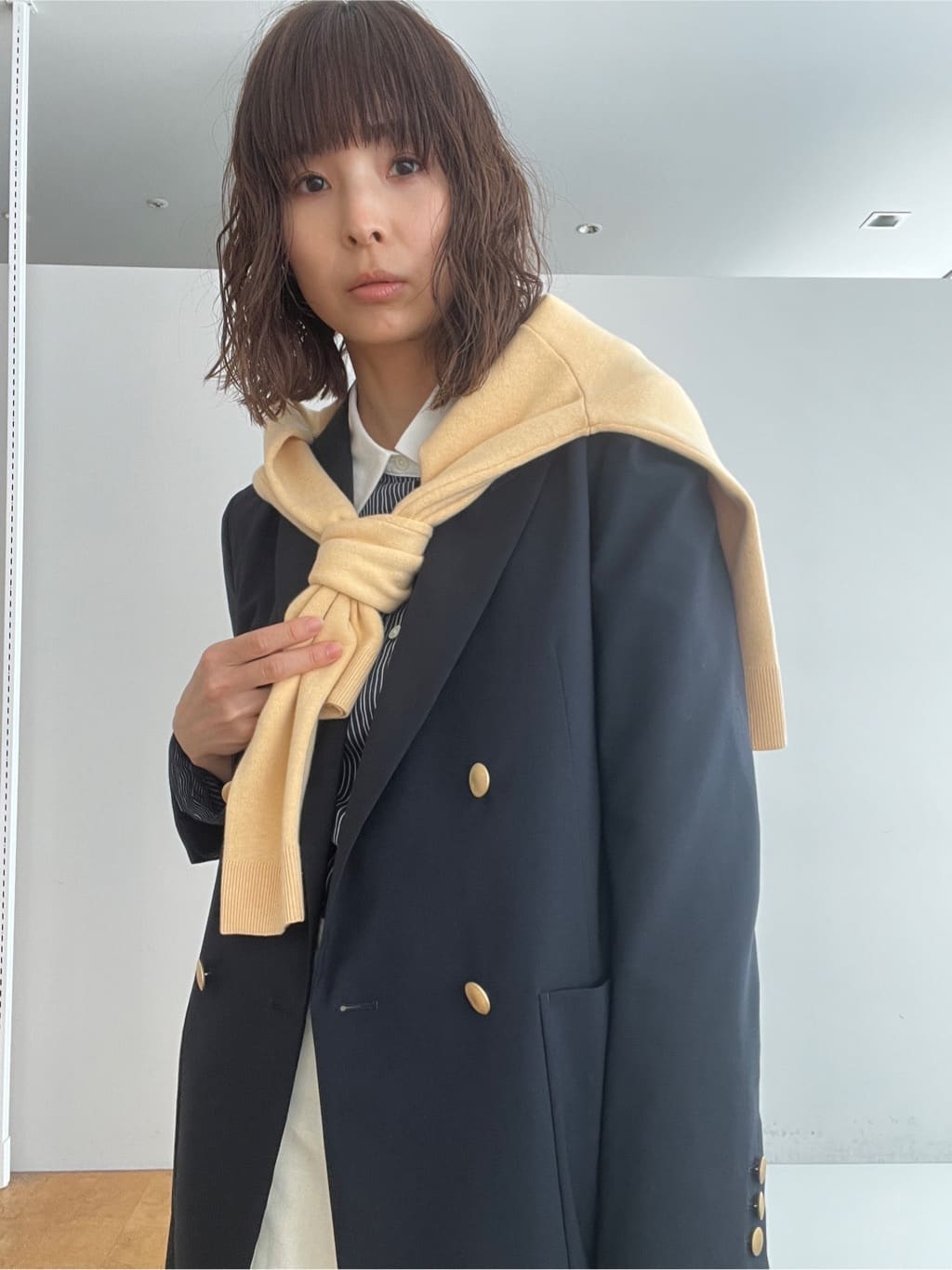 misaさんの「DRESSTERIOR｜コンフォート ダブルブレザー」を使ったコーディネート