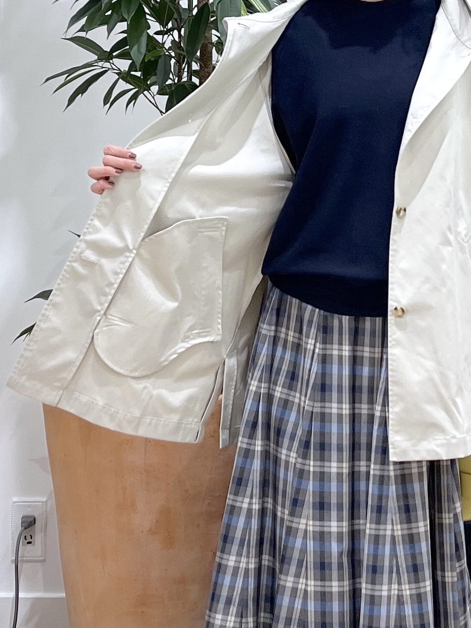 canaさんの「Dessin｜【洗える】後ろボタンニットプルオーバー七分袖」を使ったコーディネート