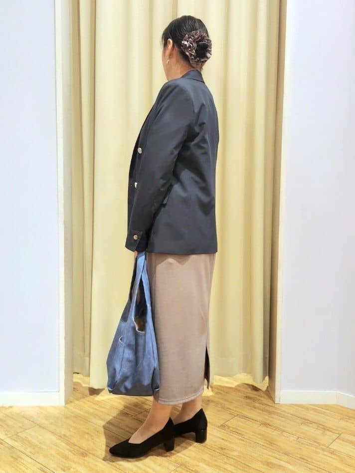 くまさんの「SHOO･LA･RUE｜【セットアップ可/S-LL/洗濯機可】マニッシュに決まる ダブルブレストジャケット」を使ったコーディネート