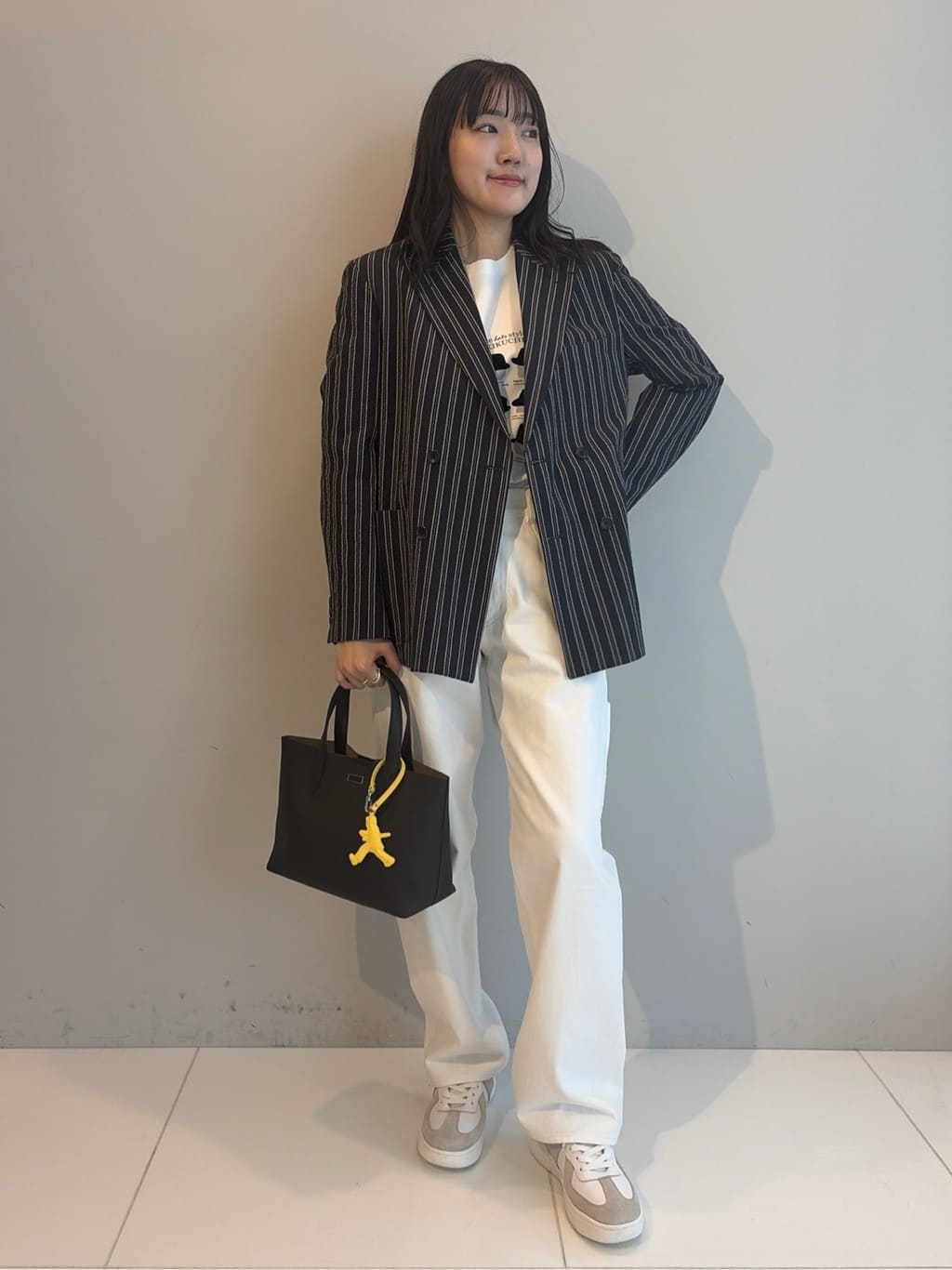 Akutagawaさんの「TAKEO KIKUCHI｜【BOWLER HAT LABEL】サッカーストライプ ダブルジャケット」を使ったコーディネート