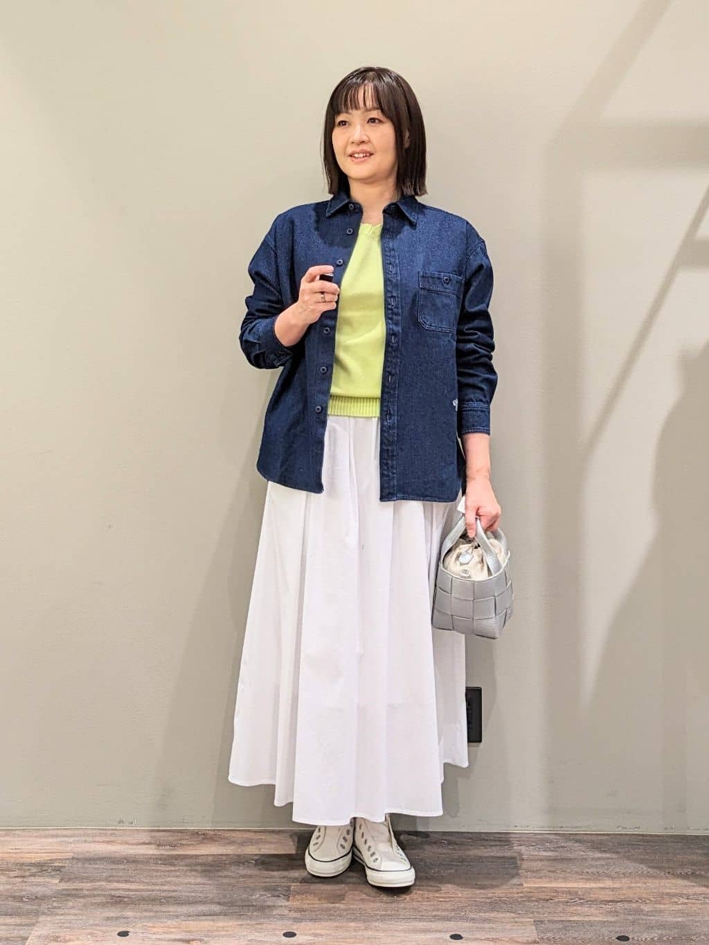 ricoさんの「Dessin｜【ユニセックス/洗える】10OZデニムシャツ」を使ったコーディネート
