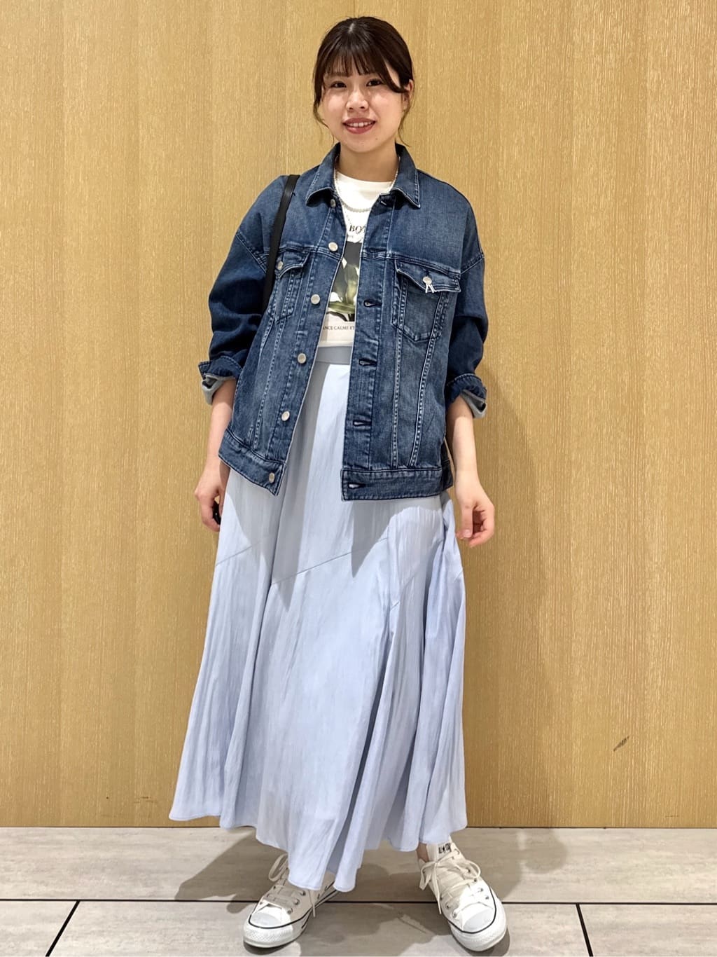 nanaさんの「UNTITLED｜【Healthy DENIM】別注Bran／デニムジャケット」を使ったコーディネート