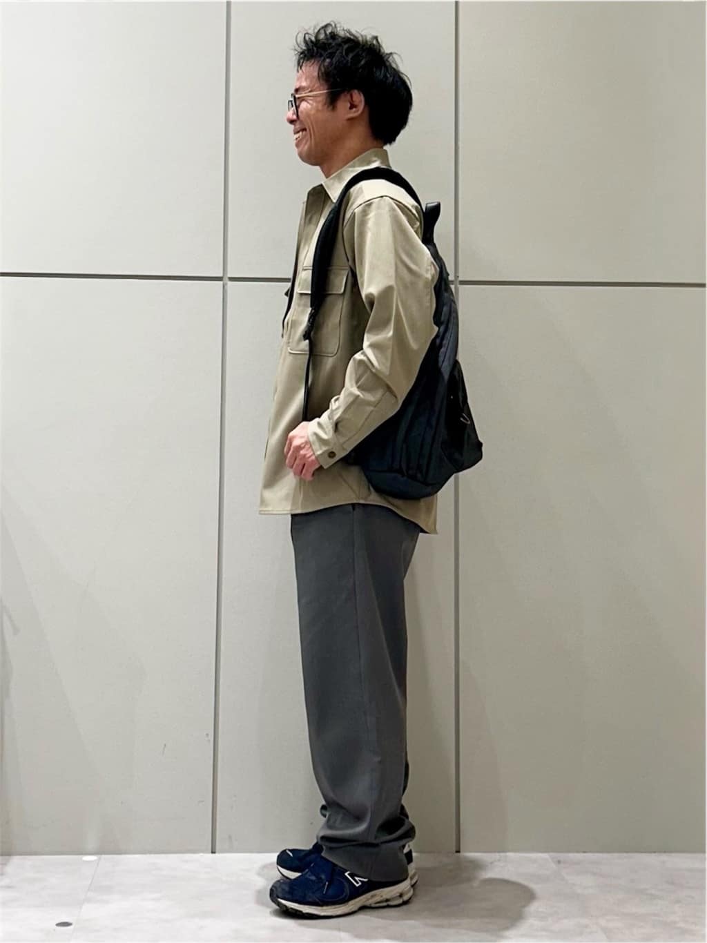 KENJI Iさんの「THE SHOP TK｜FLEX LINE  カバーオール　ストレッチ/防シワ/マシンウォッシャブル/セットアップ可」を使ったコーディネート