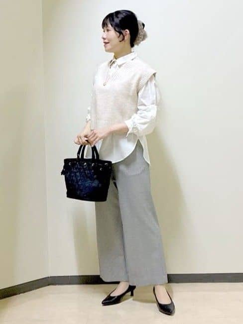  beni_gingerさんの「Reflect｜【裏起毛／ゆったりシルエット】ストレートワイドパンツ」を使ったコーディネート
