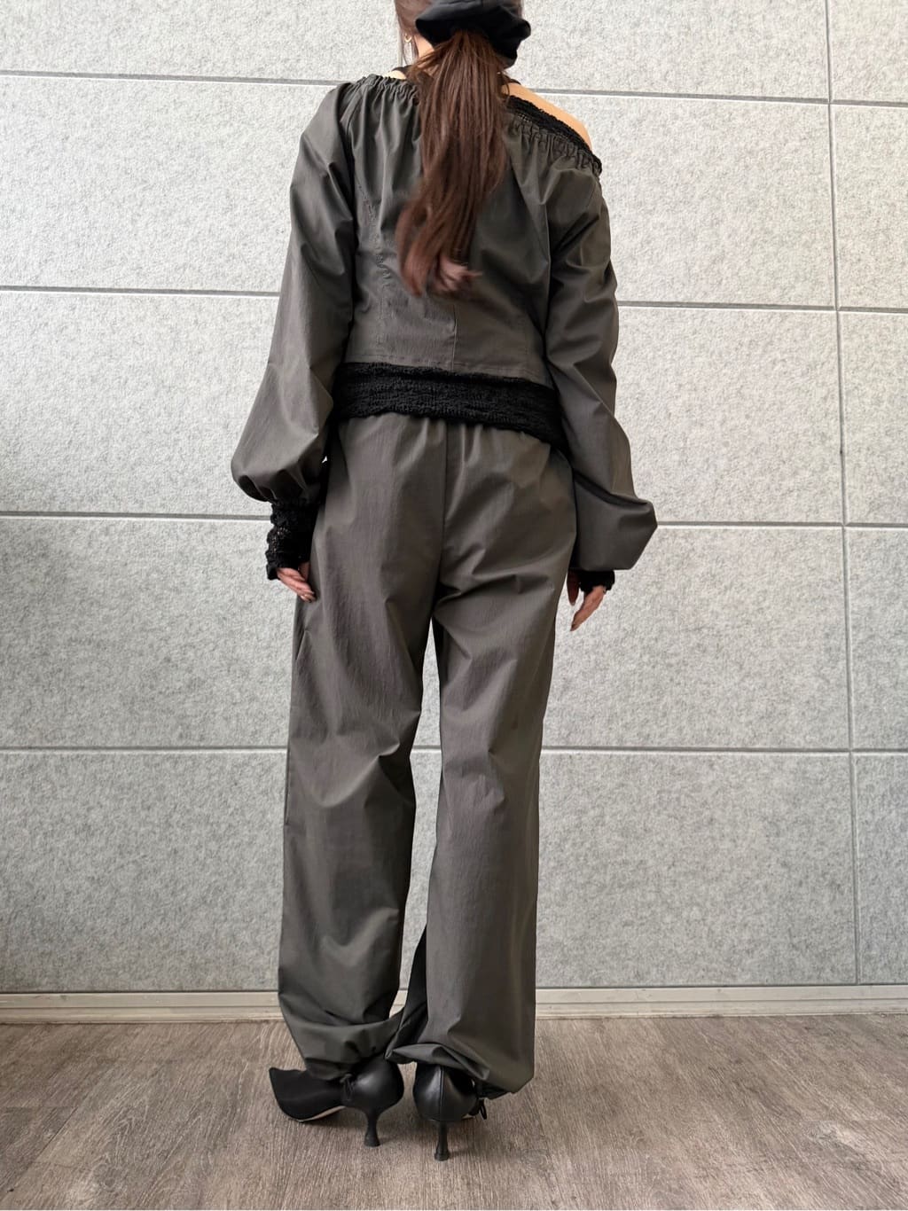kanamiさんの「CODE A｜drawcord utility pants」を使ったコーディネート
