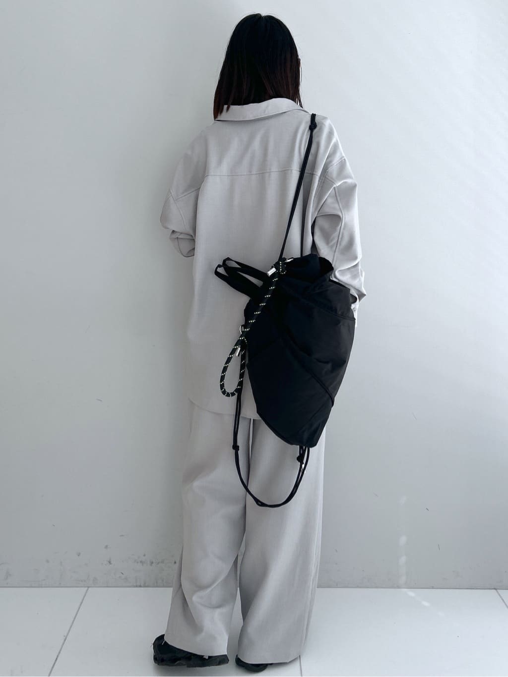 Hirokaさんの「Dessin｜【2点セット・洗える】メランジツイルセットアップ」を使ったコーディネート