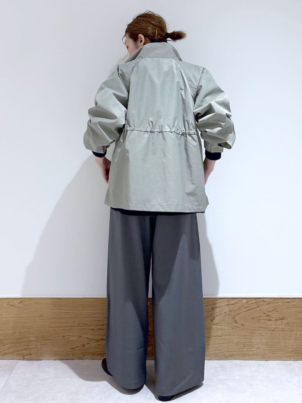 はなさんの「OPAQUE.CLIP｜撥水スタンドZIPブルゾン【洗濯機OK／UVケア／花粉対応】」を使ったコーディネート
