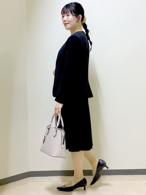  beni_gingerさんの「Reflect｜【SS-4Lサイズ／通勤／セットアップ可】ノーカラージャケット」を使ったコーディネート