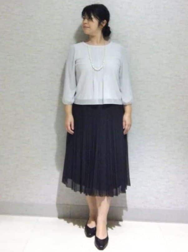 sakoさんの「Reflect｜【SS-4Lサイズ／フォーマル／セットアップ可】ツイードジャケット」を使ったコーディネート