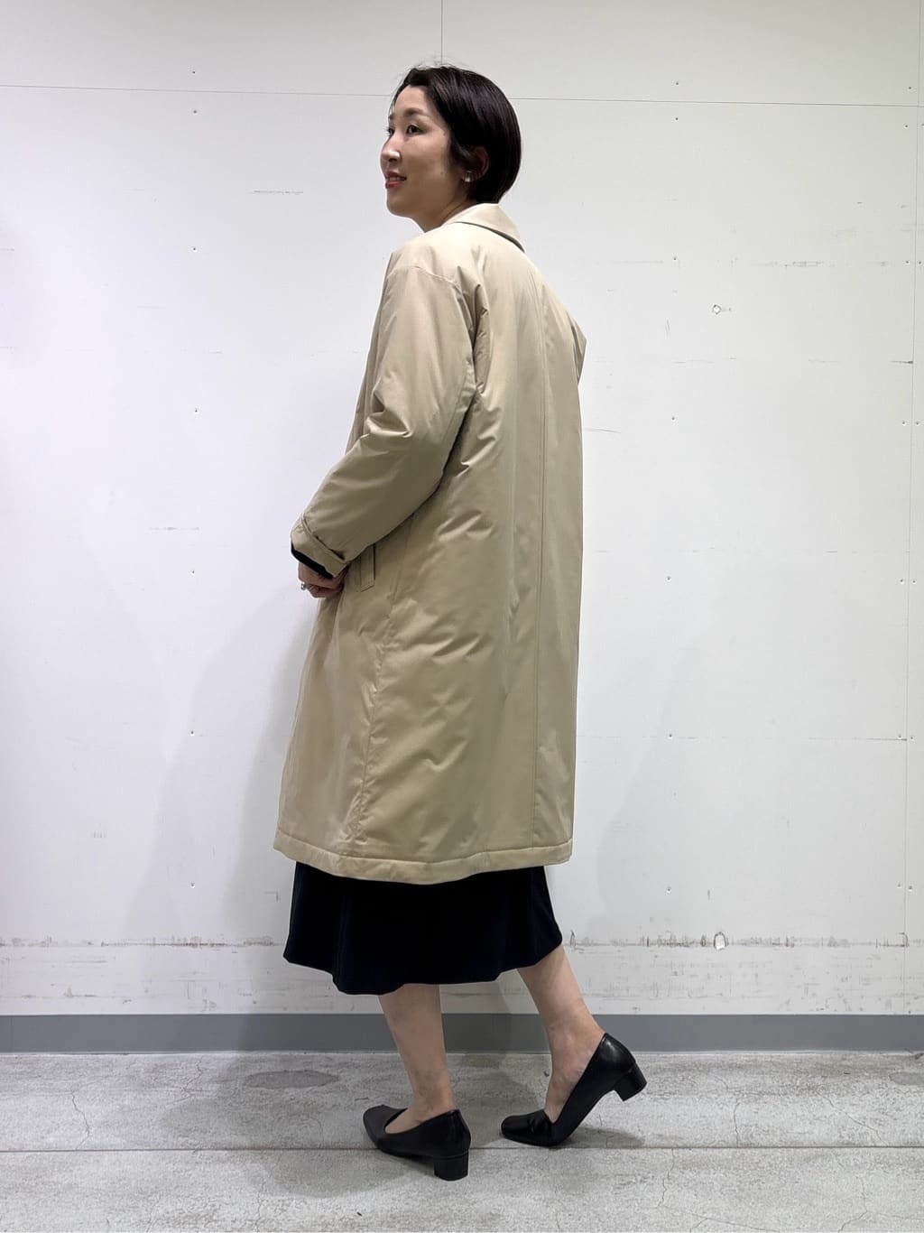 yuriさんの「INDIVI｜【上品光沢／SETUP可能】スタイルUPワンピース」を使ったコーディネート
