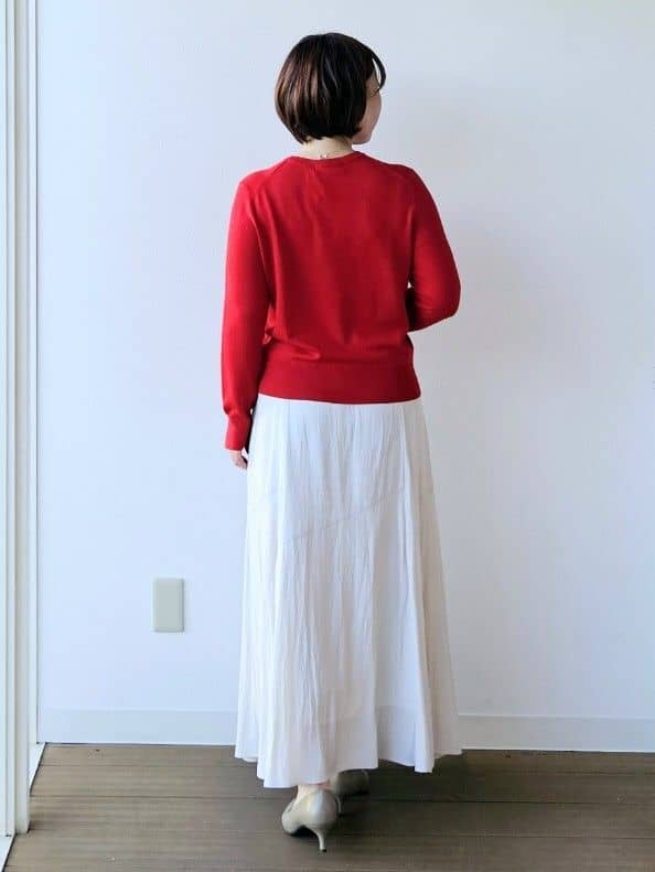 やじまさんの「UNTITLED｜【アンサンブル可/洗える】ウォームスパン カーディガン」を使ったコーディネート