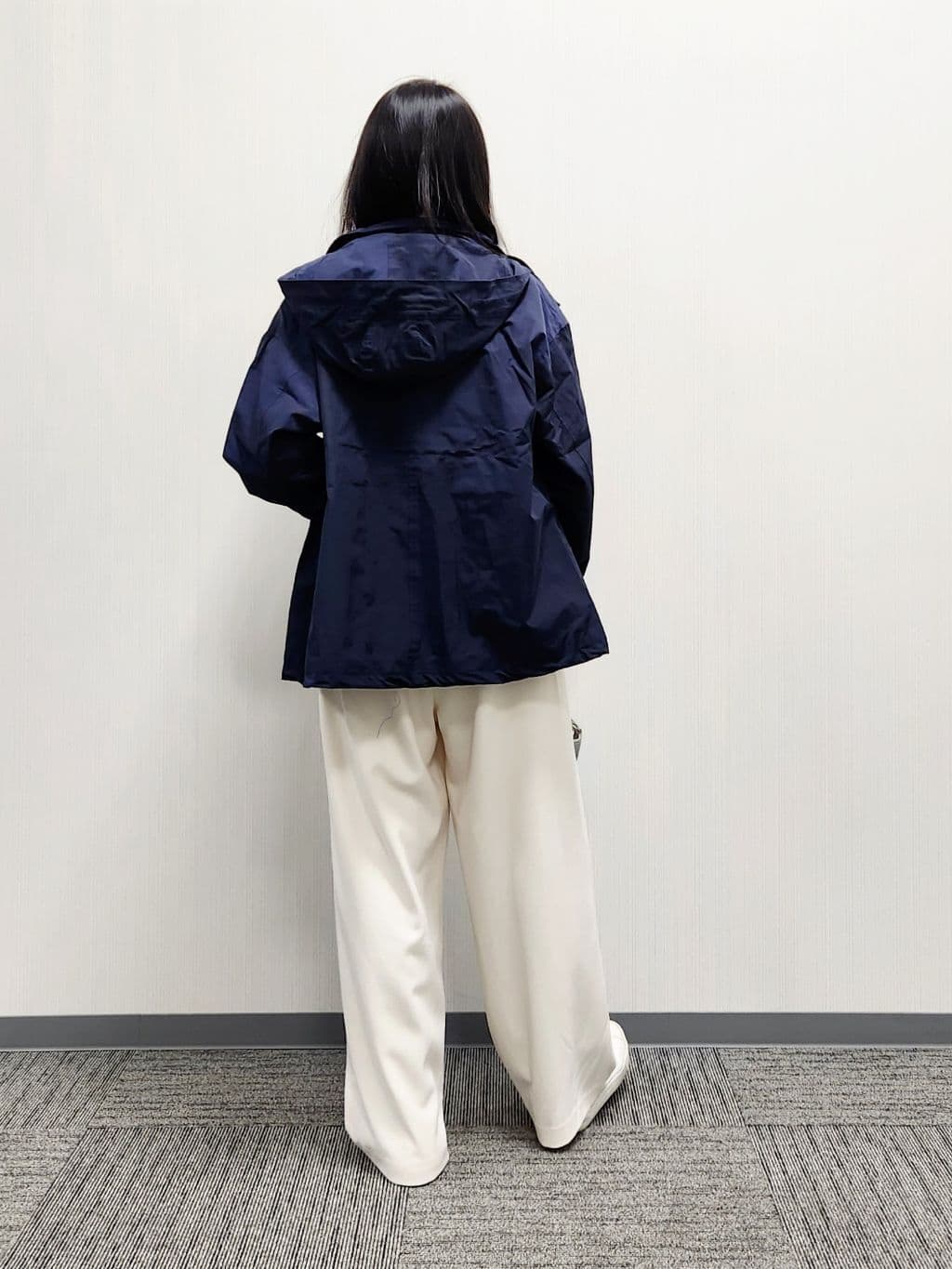 naraさんの「Dessin｜【撥水/2WAY】フーディーブルゾン」を使ったコーディネート