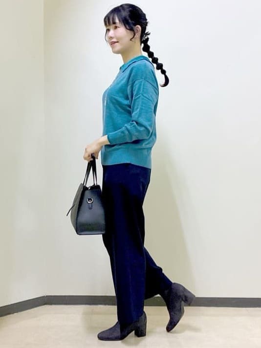  beni_gingerさんの「Reflect｜【SS-4Lサイズ／衿が顔に当たらない◎】スタンドネックミドルコート」を使ったコーディネート