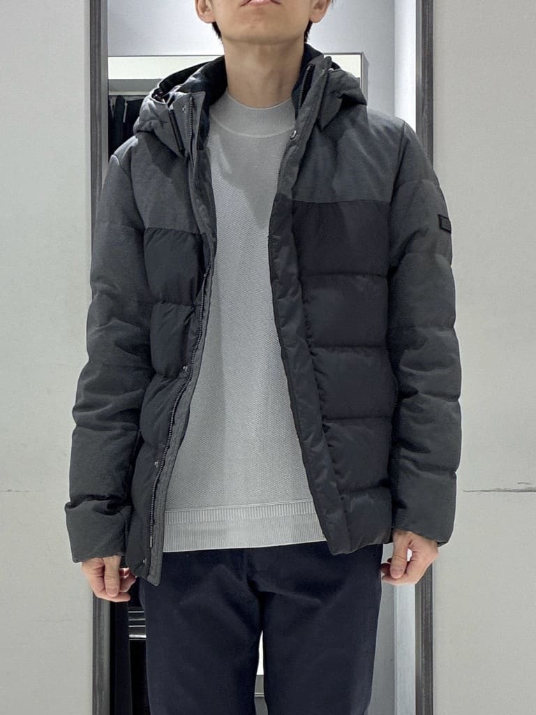 わいずみさんの「TAKEO KIKUCHI｜カラーコンビ ダウンブルゾン」を使ったコーディネート