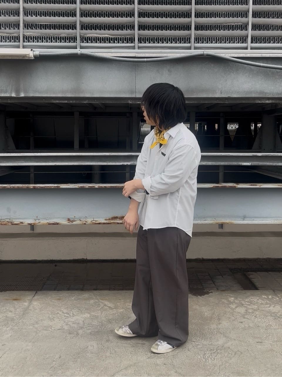 taigaさんの「tk.TAKEO KIKUCHI｜バレルスラックス」を使ったコーディネート