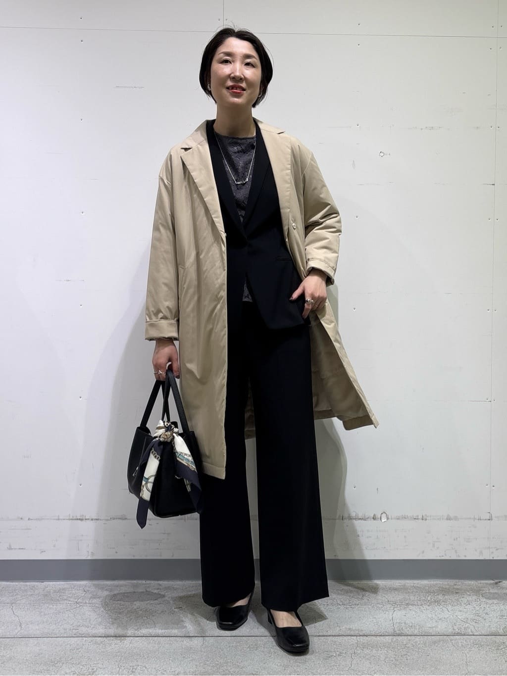 yuriさんの「INDIVI｜【フリー調整】ニュアンスデザインネックレス」を使ったコーディネート