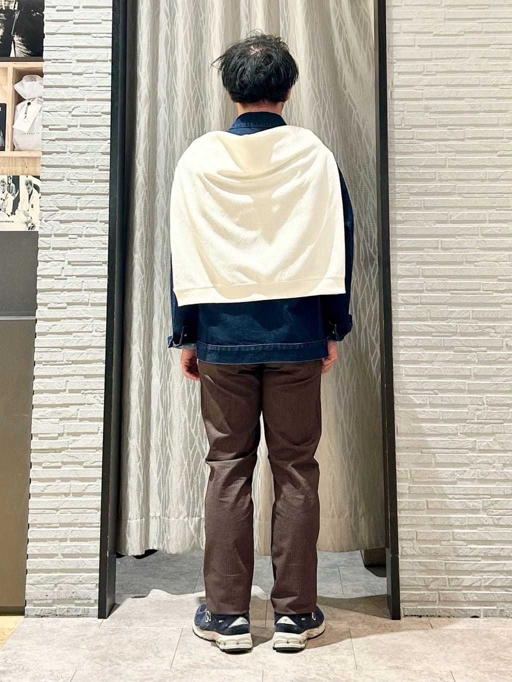 KENJI Iさんの「THE SHOP TK｜【大人にも取り入れやすい】デニムジャケット セットアップ可/洗濯機OK」を使ったコーディネート