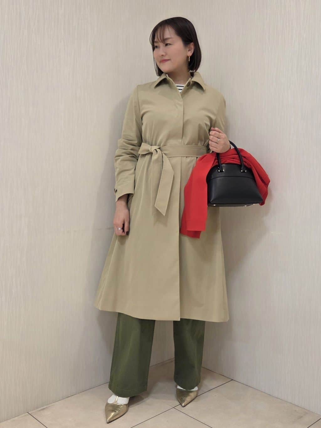 naokoさんの「UNTITLED｜◆【はっ水/洗える】タスランステンカラーコート」を使ったコーディネート