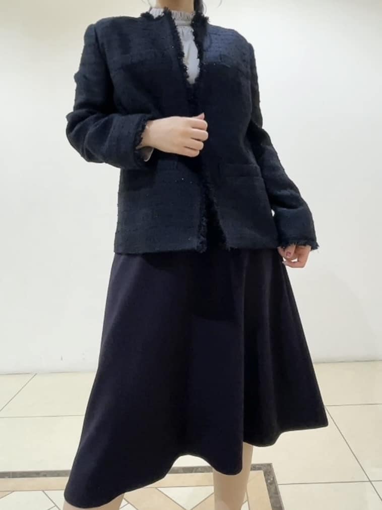 watanabeさんの「UNTITLED｜【仕事着/スーツ】ファンシーツイード ジャケット」を使ったコーディネート