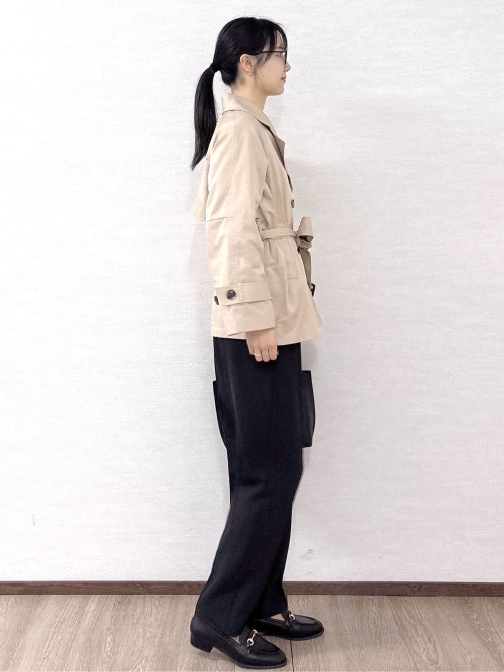 sachikoさんの「OPAQUE.CLIP｜ミドルトレンチコート【洗濯機OK】」を使ったコーディネート