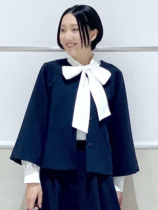 eriko さんの「Dessin｜【入卒/セレモニー】ボウタイリボンブラウス」を使ったコーディネート