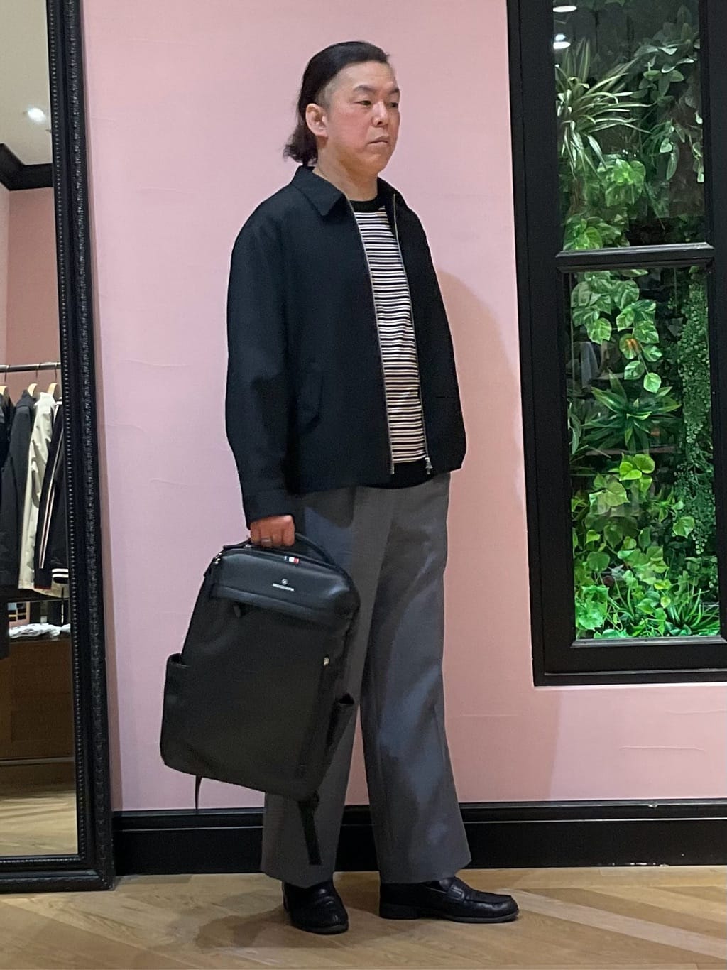 Nagaseさんの「DRESSTERIOR｜【ウォッシャブル】ウールハリントン ジャケット」を使ったコーディネート