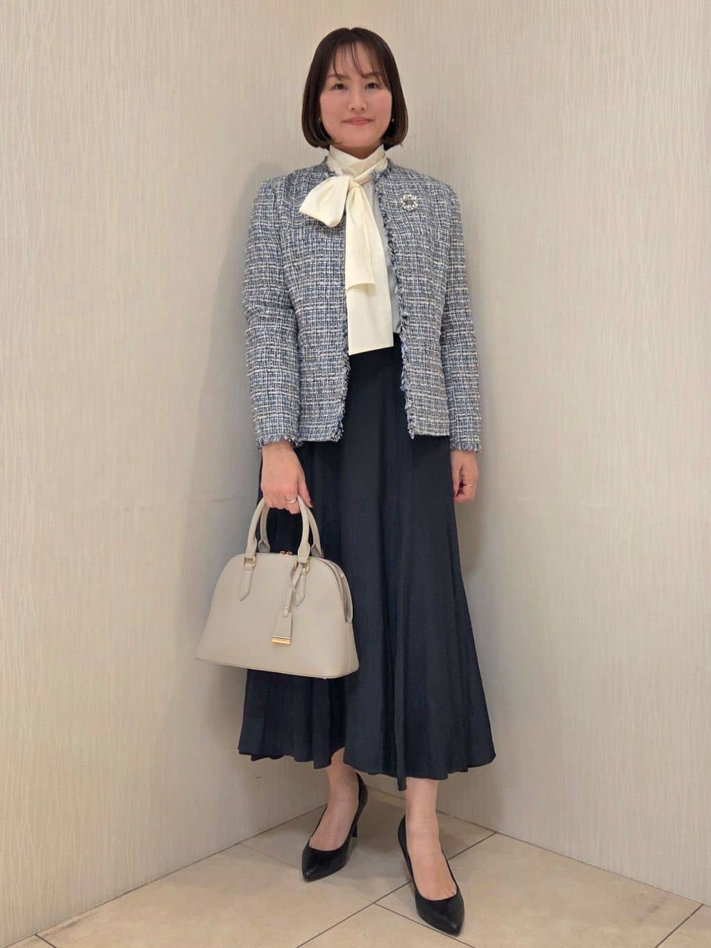 naokoさんの「UNTITLED｜【仕事着/スーツ】ファンシーツイード ジャケット」を使ったコーディネート
