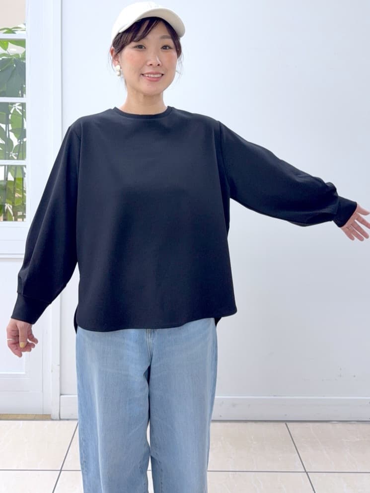 Osawaさんの「Dessin｜【体型カバー/レイヤード/洗える】ジョーゼットプルオーバーブラウス」を使ったコーディネート
