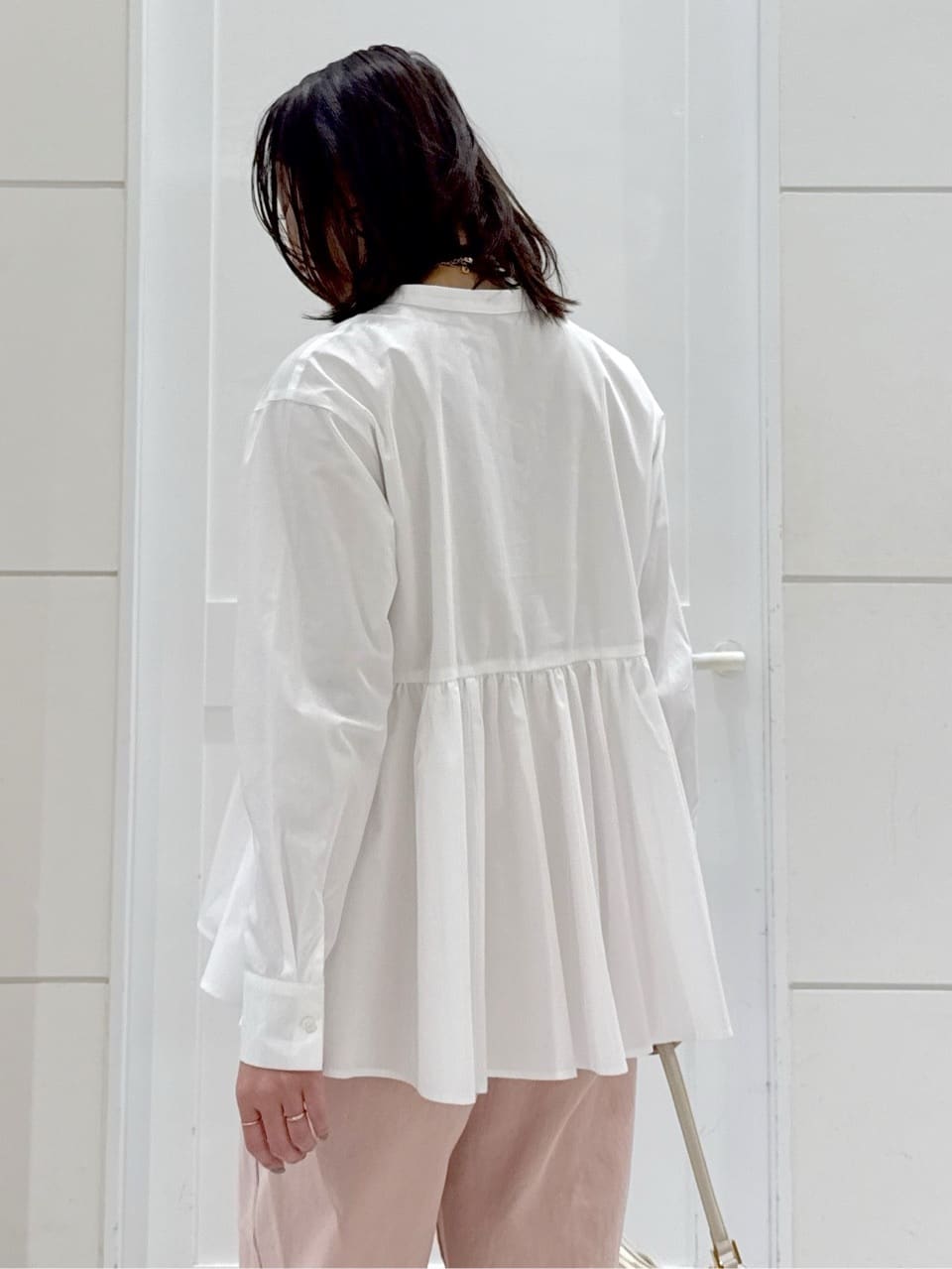 yuka.aさんの「OPAQUE.CLIP｜カーブシルエットカラーデニム【洗濯機OK】」を使ったコーディネート