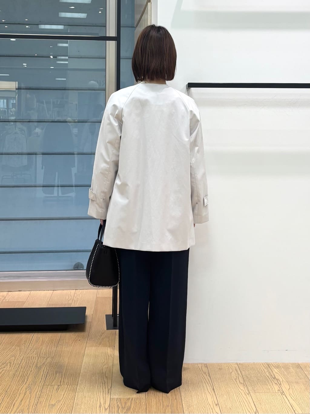 asamiさんの「INDIVI｜【洗える／凹凸編み】ジャカードニット」を使ったコーディネート